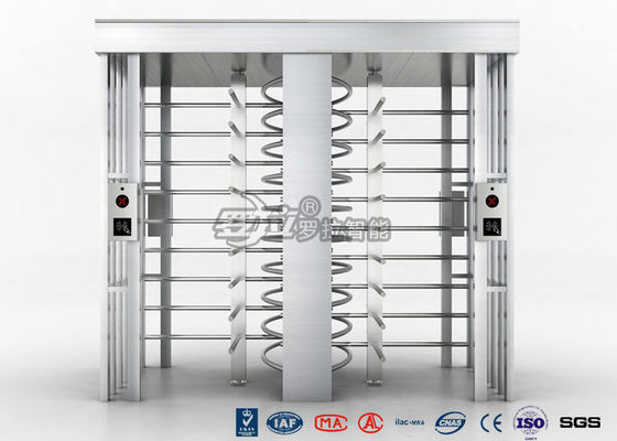 ระบบรักษาความปลอดภัยประตูหมุนประตูสแตนเลสที่สร้างขึ้นในส่วนติดต่อควบคุมไฟที่ไม่ซ้ำกัน
