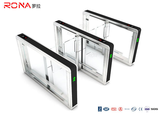 ประตูหมุนความเร็วอัตโนมัติสแตนเลสพร้อมเครื่องอ่านบัตร RFID