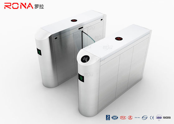 ประตูหมุนประตูกั้นความสูงของ SUS 304 ด้วยระบบควบคุมการเข้าออก Rfid การ์ด